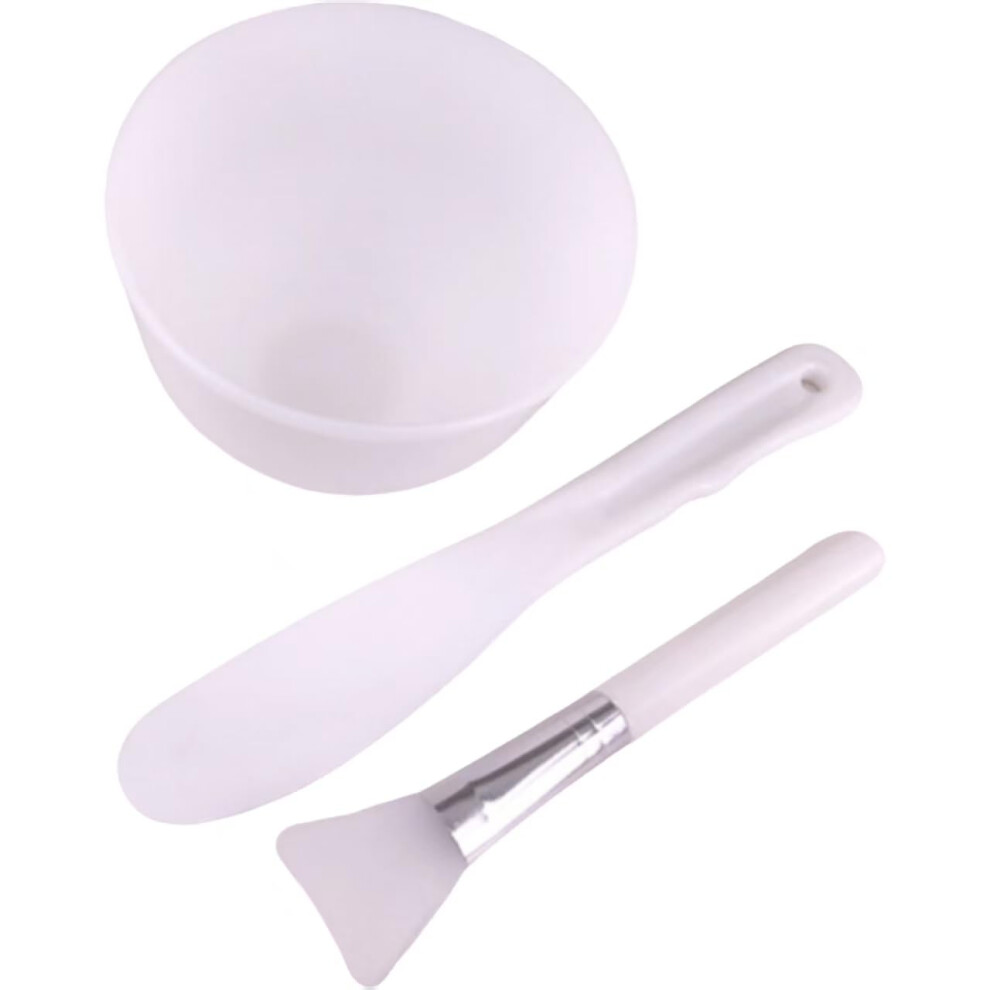 Face Mask Mixing Bowl Set with Silicone Brush and Stick for Hygienic DIY Skincare Application