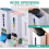 Professional Garbage Bag Dispenser for 4Pcs Plastic Trash Bags 4