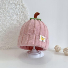 (pink) Winter Knitted Beanie Hat Halloween Baby Hat Cute Baby Pumpkin Hat Boys Girls