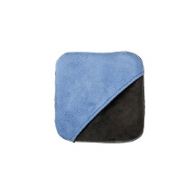 (blueNgray) Screen Cleaning Wiping Cloth Microfiber Double Side Portable for Touch Screen Car PC Tables Mobile Phone Laptops Glasses