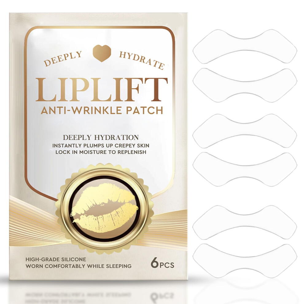 Lip Wrinkle Patches, Reusable Silicone AntiWrinkle Pads for Smooth Fine Lines and Overnight Lip Care