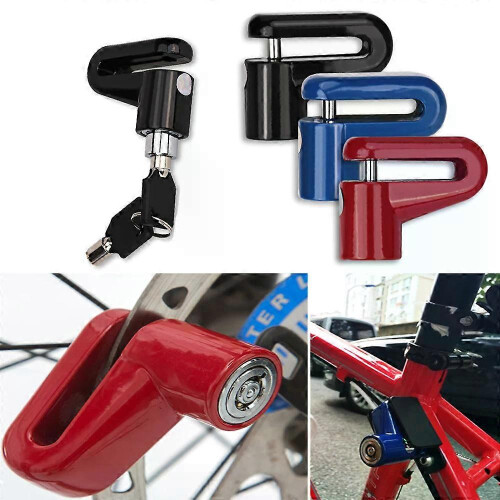 (Rouge) Motorcycle Security Lock, Disc Brake, Riding Equipment, Motorcycle Accessories 1