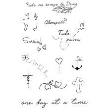 Artistic Waterproof Temporary Tattoo Stickers for Adults Collarbone and Behind Ear 11x18cm