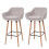 2er-Set Barhocker Vaasa T381, Barstuhl Tresenhocker 1