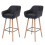 2er-Set Barhocker Vaasa T381, Barstuhl Tresenhocker 1
