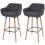 2er-Set Barhocker Vaasa T381, Barstuhl Tresenhocker 1