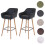 2er-Set Barhocker Vaasa T381, Barstuhl Tresenhocker 7