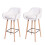 2er-Set Barhocker Vaasa T381, Barstuhl Tresenhocker 2