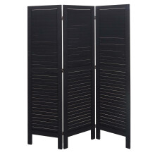Paravent MCW-G30, Trennwand Sichtschutz Raumteiler, Shabby-Look 170x120cm
