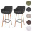 2er-Set Barhocker Vaasa T381, Barstuhl Tresenhocker 9