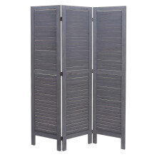 Paravent MCW-G30, Trennwand Sichtschutz Raumteiler, Shabby-Look 170x120cm