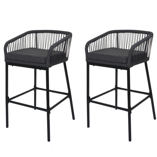 Tabouret de bar MCW-O22 (lot de 2)
