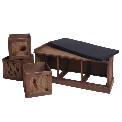 Banc MCW-J49 Boîtes de rangement 1