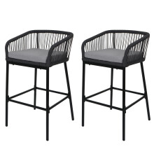 Tabouret de bar MCW-O22 (lot de 2)
