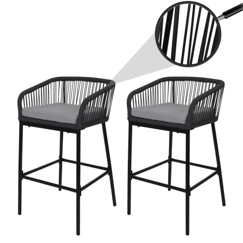 Tabouret de bar MCW-O22 (lot de 2) 1