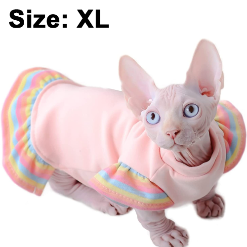 Ρούχα για γάτες Sphynx, Devon Rex, Cornish Rex, Peterbald - Προσαρμοσμένη Άνεση, Απαλές Ζεστές 1