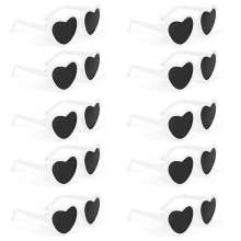 Party Favors For Bachelorette Events, Heart Shaped Sunglasses In Assorted Colors With UV Protection, Lightweight Non-Toxic Frames For Safe And Fun Wea