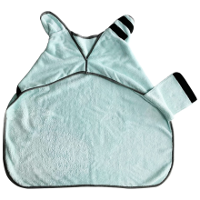 Roupão para animais de estimação, roupão de microfibra superabsorvente para secagem rápida, design confortável e elegante, para todas as
