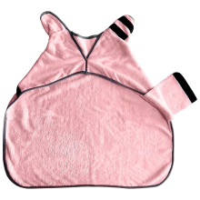 Toalha de banho para cães, roupão de microfibra com luvas de secagem, para secagem rápida e superabsorção, ajuste regulável, confortável, para