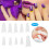 DIY Nail Art Φυσικά Χρώματα Νυχιών Διαφανή Ακρυλικά Άκρες Νυχιών Υψηλής Ποιότητας 5