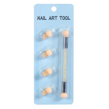 Gradient Nail Design Tool Ombre Nail Brush Multi-functional Brush Suitable For Gel Nails Easy To Use Durable Nail Brush with Acrylic Handle