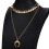 Κομψά χρυσά κολιέ choker για γυναίκες, ρυθμιζόμενο απλό choker με τρία επίπεδα κολιέ 7