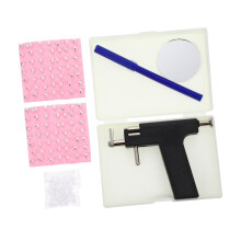 Stainless Steel Ear Piercing Kit with Studs, OneStep Body Piercing Tool for Home and Salon Use