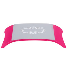 Manicure Arm Rest Pillow with Stable Wrist Support, Removable Cushion for Nail Salon Use, Pink Silicone