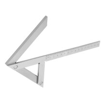 Carbon Steel Centering Square Gauge, Center Gauge Ruler, Carpenter Squares 10 x 7 cm
