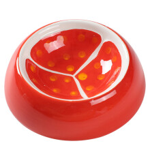 Erhöhte, fruchtförmige Katzennäpfe, ergonomisches Design für weniger Druck auf die Wirbelsäule und ein schnurrhaarfreundliches Fresserlebnis,