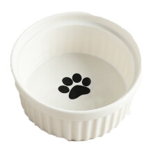 Wandmontierter Haustiernapf, Keramik-Futternapf aus hochwertigem Keramikmaterial, hygienischer und hygienischer Hängenapf für Katzen und Hunde,