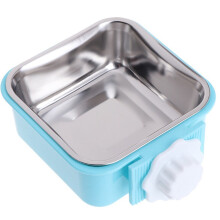 Pet Hanging Bowl For Crates, Removable Stainless Steel Bowl Ensures Safe Feeding For Dogs, Puppies, Cats, Rabbits, Birds And Small Animals, Eco-Friend