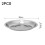 Pet Dining Elegance, Στρογγυλά πιάτα φαγητού από ανοξείδωτο ατσάλι για μικρές γάτες και 2