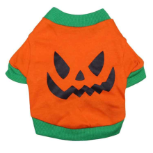 Polyester Cotton DIY Matching Costumes, Soft Breathable Fabric Pet Winter Clothes, Halloween Pumpkin Costume for Easy to Clean and Maintain, Elastic E