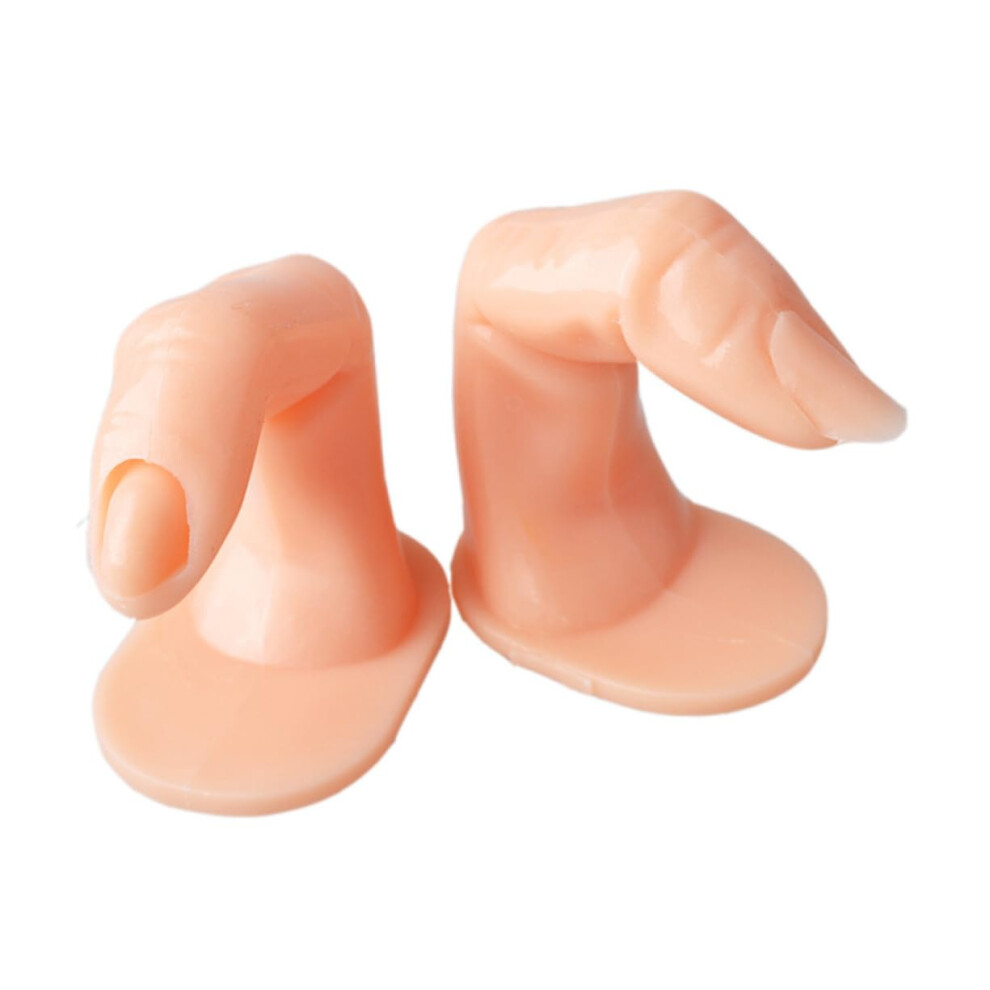 20pcs Reusable Practice Nail Fingers with Realistic Simulation for Beginners Nail Art Training