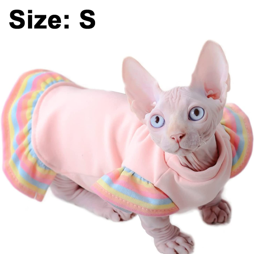Ρούχα για γάτες Sphynx, Devon Rex, Cornish Rex, Peterbald - Προσαρμοσμένη Άνεση, Απαλές Ζεστές 1