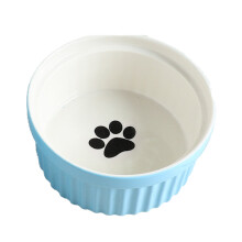Wandmontierter Haustiernapf, Keramik-Futternapf aus hochwertigem Keramikmaterial, hygienischer und hygienischer Hängenapf für Katzen und Hunde,