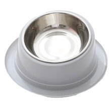 Kæleskål til hunde og katte, skridsikker foderskål i rustfrit stål med fødevaregodkendt design, miljøvenlig, varmebestandig og giftfri,