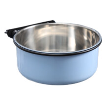 Versatile Coop Cups, Durable Stainless Steel Pet Feeding Bowl For Cage And Crate Use, Hygienic, Dishwasher Safe, Easy Clean With Clamp Holder
