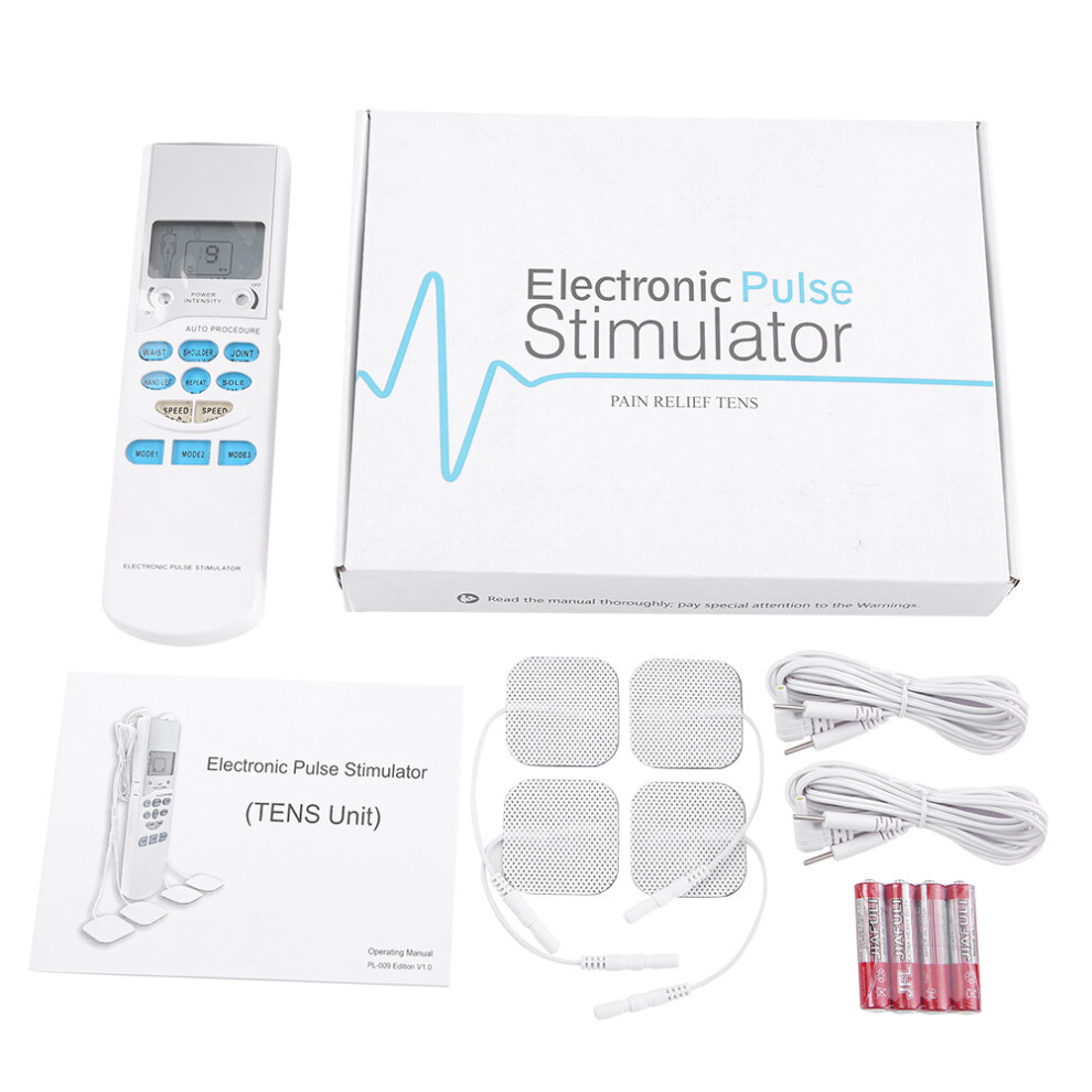 Muscle Stimulator For Pain Relief Therapy, TENS Device Deep Tissue Pain Relief With Multiple Modes, Portable Rechargeable Mini Body Massager For Back