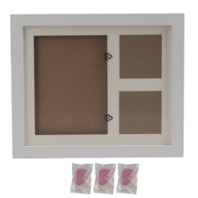 Cornice ricordo per neonati Kit per impronte di mani e piedi del bambino Kit per impronte di piedi del bambino Argilla atossica facile da usare