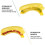 Cute Fruit Banana Protector Box Holder Case Lunch Container Storage Banana Case Plastic 2