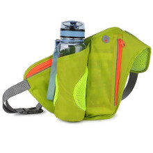 (green) Sports Running Phone Waist Bag Outdoor Riding Mountaineering Bag Waterproof Water Bottle Waist Bag