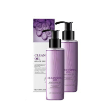 Makeup Remover Cleansing Oil with Grape Seed and Vitamin E for Sensitive Skin, 2PC 100ml