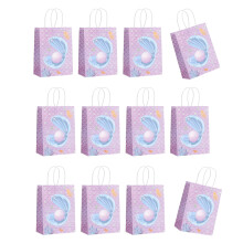 Set mit 12 Meerjungfrauen-Geschenktüten für Geburtstagsfeiern,-5