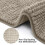 (Silver) Chenille 60x90cm (2ftx3ft) Chenille Door Mat - Super Soft Durable Quality Mat UK 1