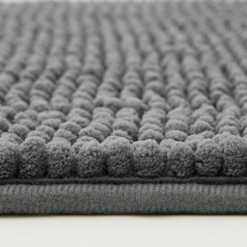 (Grey) Chenille 60x90cm (2ftx3ft) Chenille Door Mat - Super Soft Durable Quality Mat UK 2