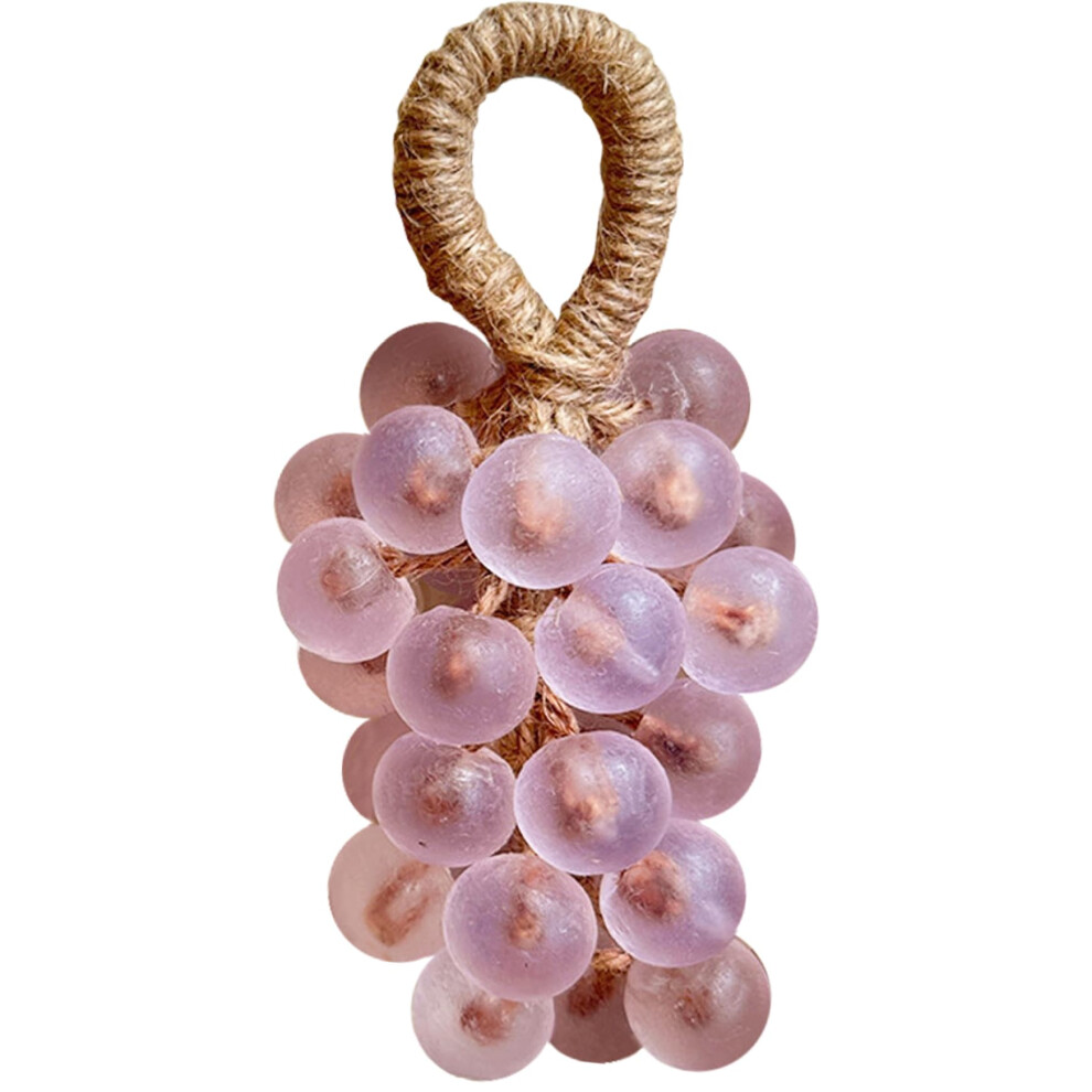 Purple Soap On A Rope Grape Scent 180G Bar For Bathroom Decor And Travel