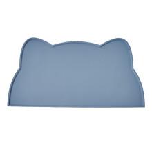 Voerbakmat voor huisdieren, voedselveilig siliconenmatje voor op de vloer, antislip, waterdicht, met opstaande rand en gemakkelijk schoon te maken