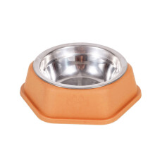 Pet Delight, Edelstahl-Näpfe für Hunde und Katzen, pflegeleicht und spülmaschinenfest, Doppelnäpfe für bequemes Füttern, rutschfeste